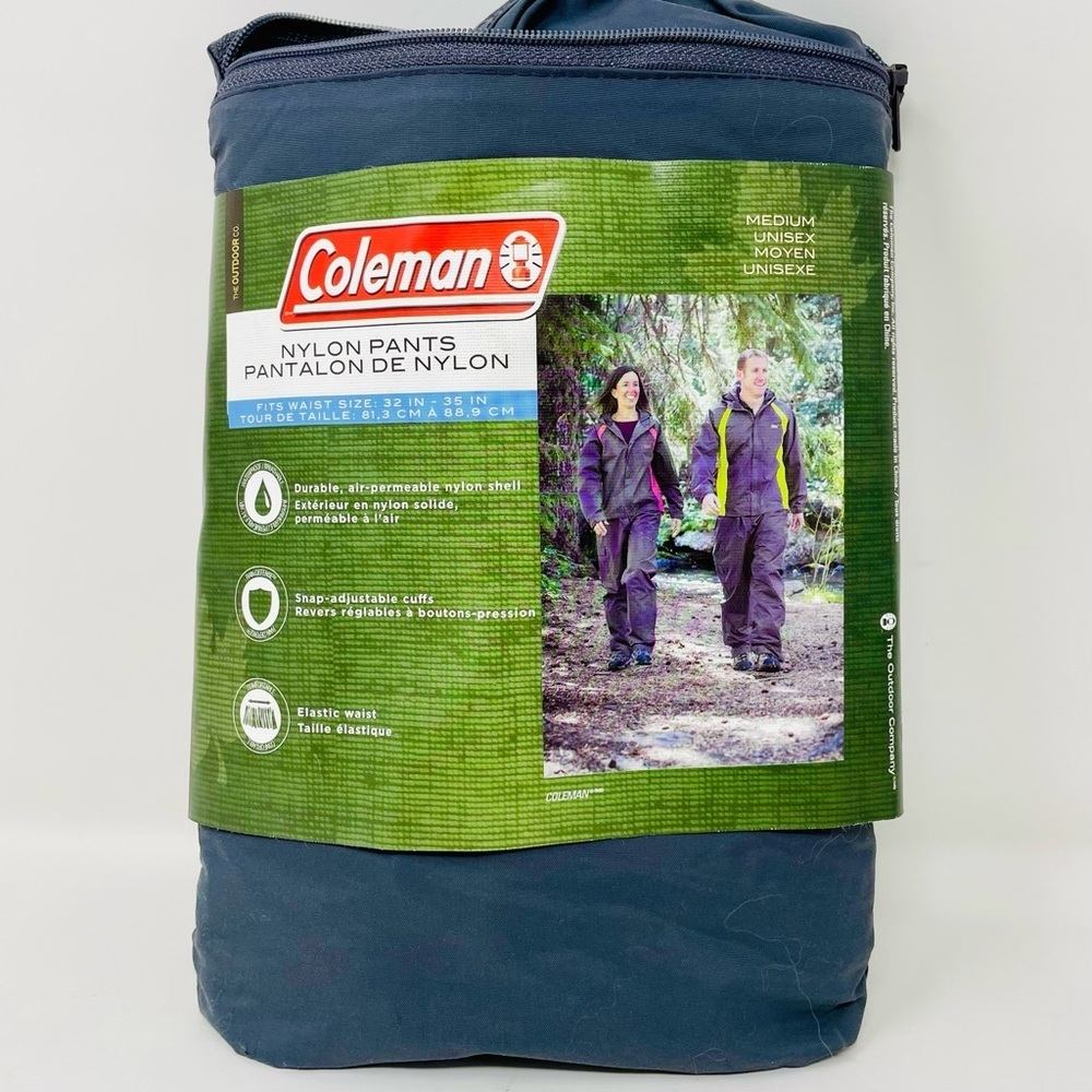 NWOT Coleman Unisex Nylon Pants size Medium
